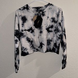 NEW Sundown by splendid black the dye long sleeve shirt